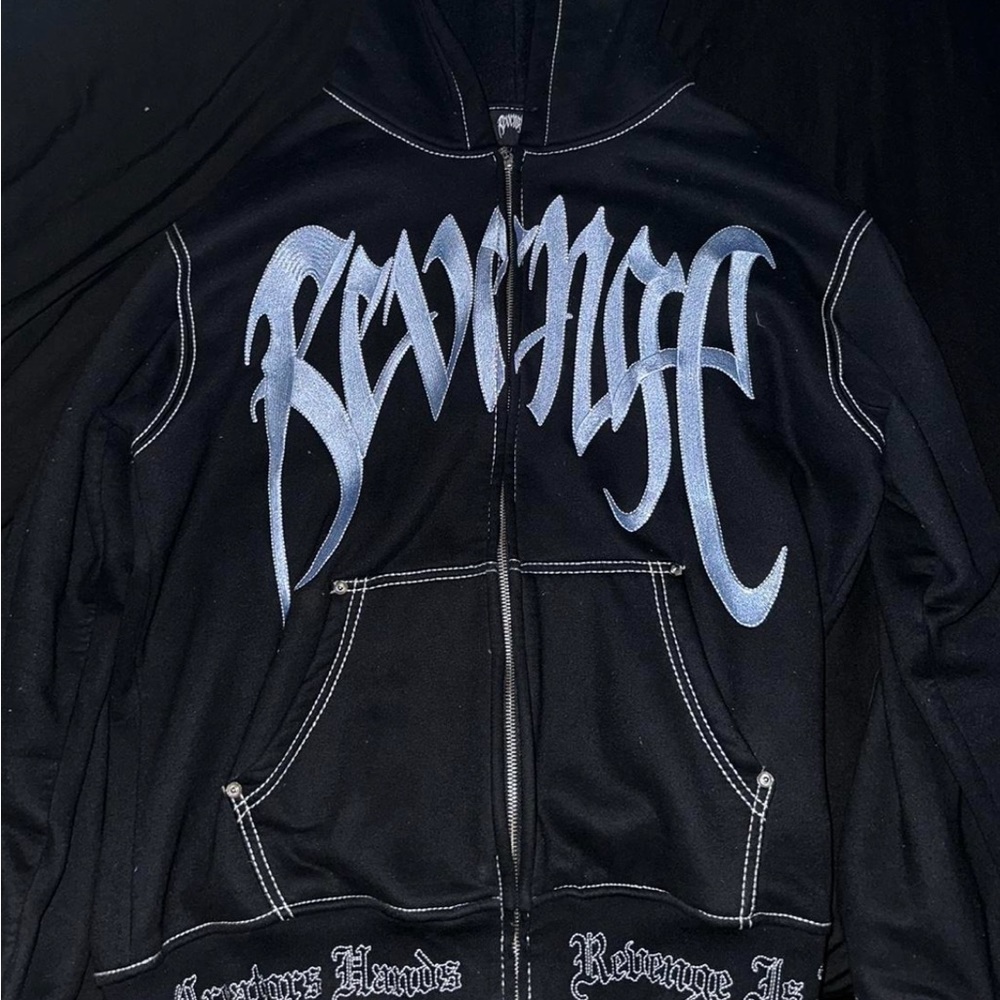 Revenge zip up hoodie
